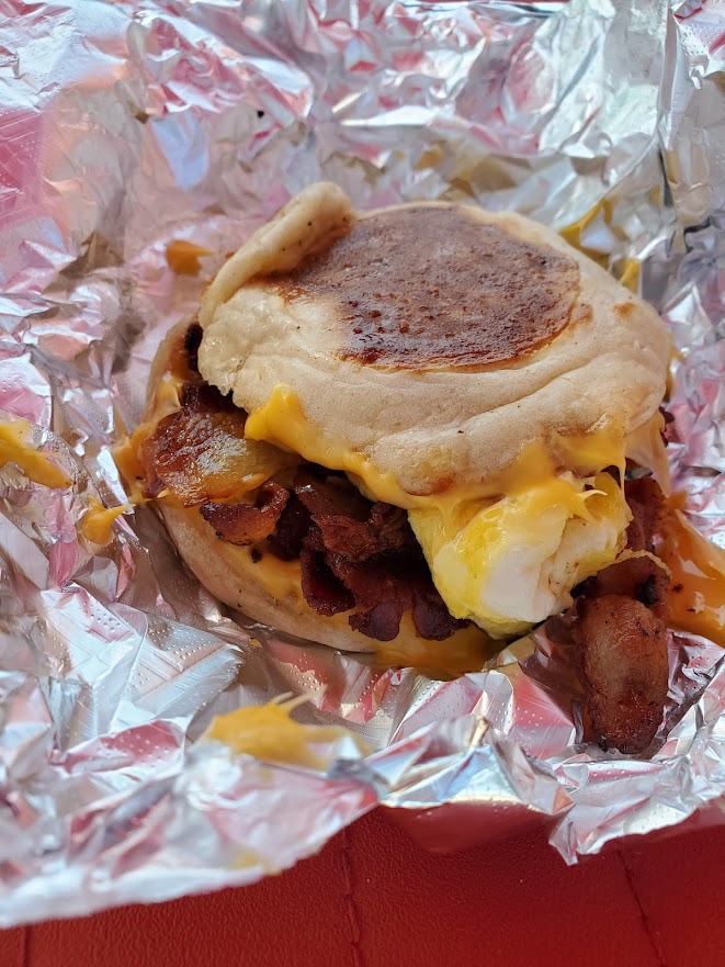 Breakfast sandwich from Sunnyside Grill